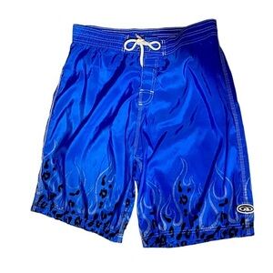 Good Vibes Social Swim Trunks.